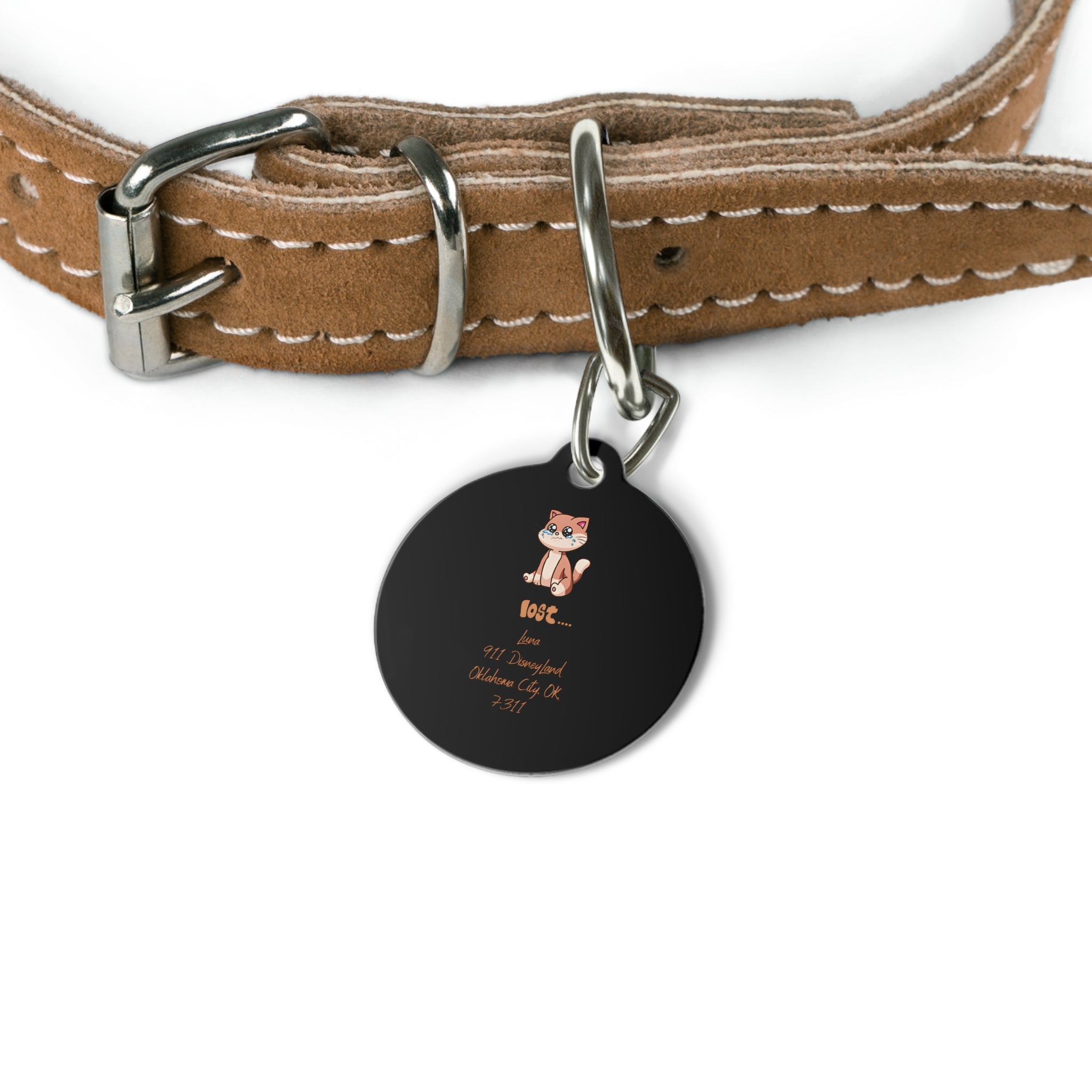 Personalized Pawsome Pet ID Tag: Your Furry Friend's Unique Badge!