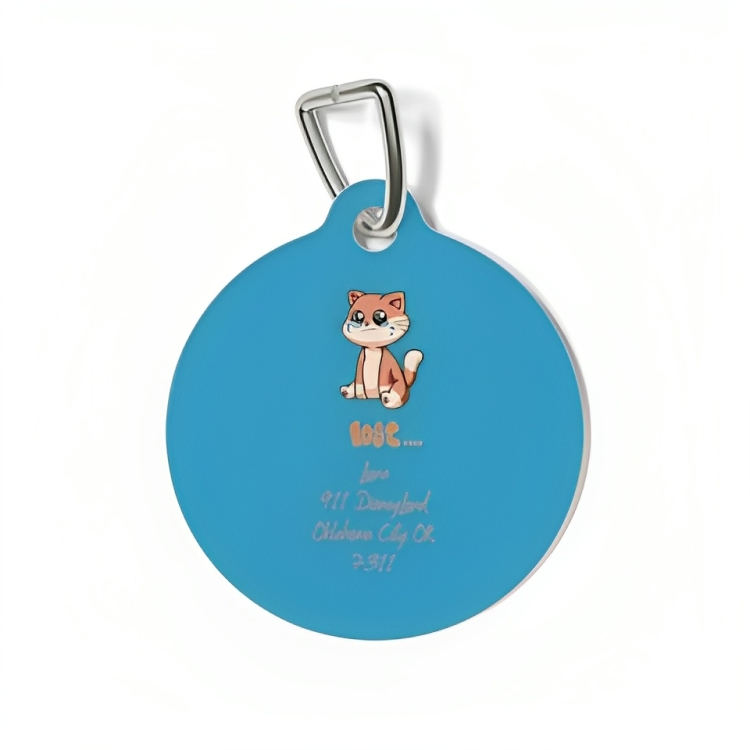 Personalized Pawsome Pet ID Tag: Your Furry Friend's Unique Badge!