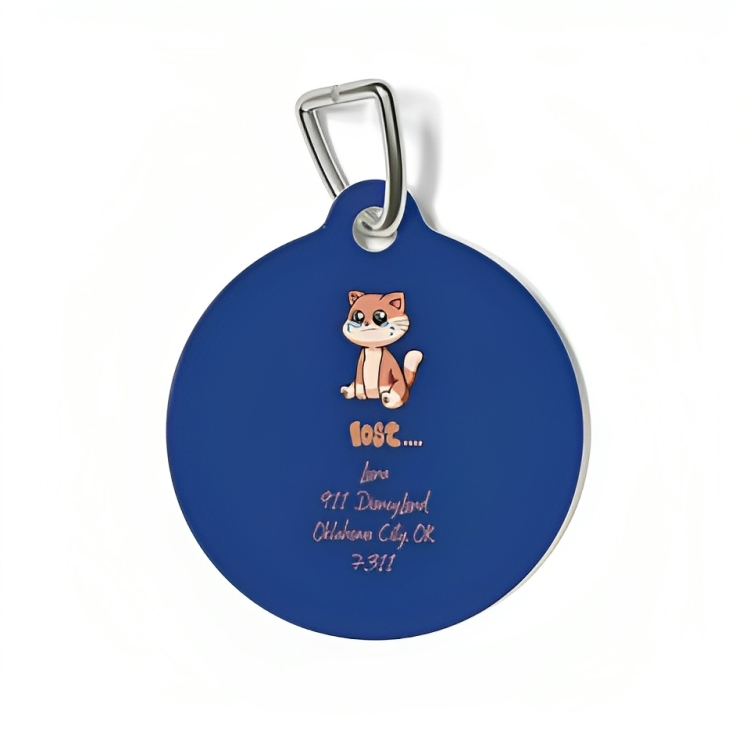 Personalized Pawsome Pet ID Tag: Your Furry Friend's Unique Badge!