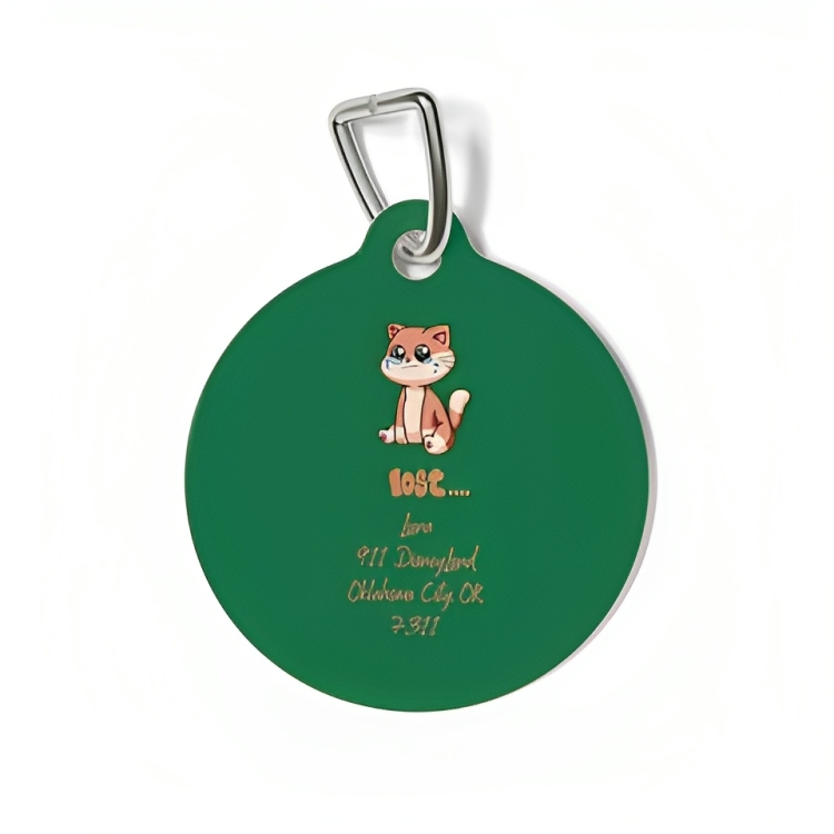 Personalized Pawsome Pet ID Tag: Your Furry Friend's Unique Badge!