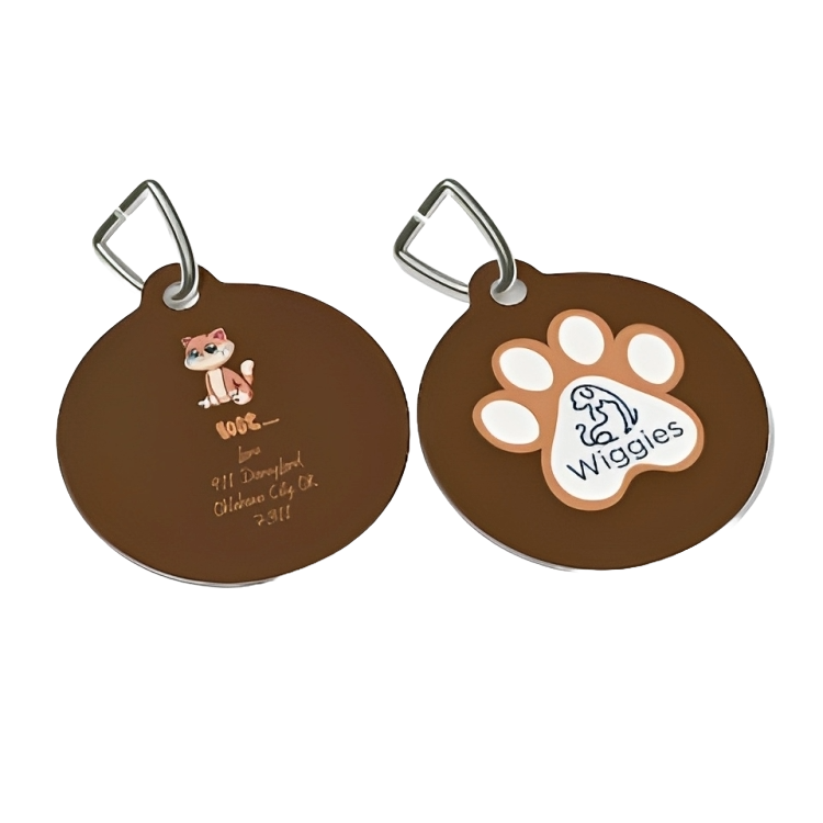 Personalized Pawsome Pet ID Tag: Your Furry Friend's Unique Badge!