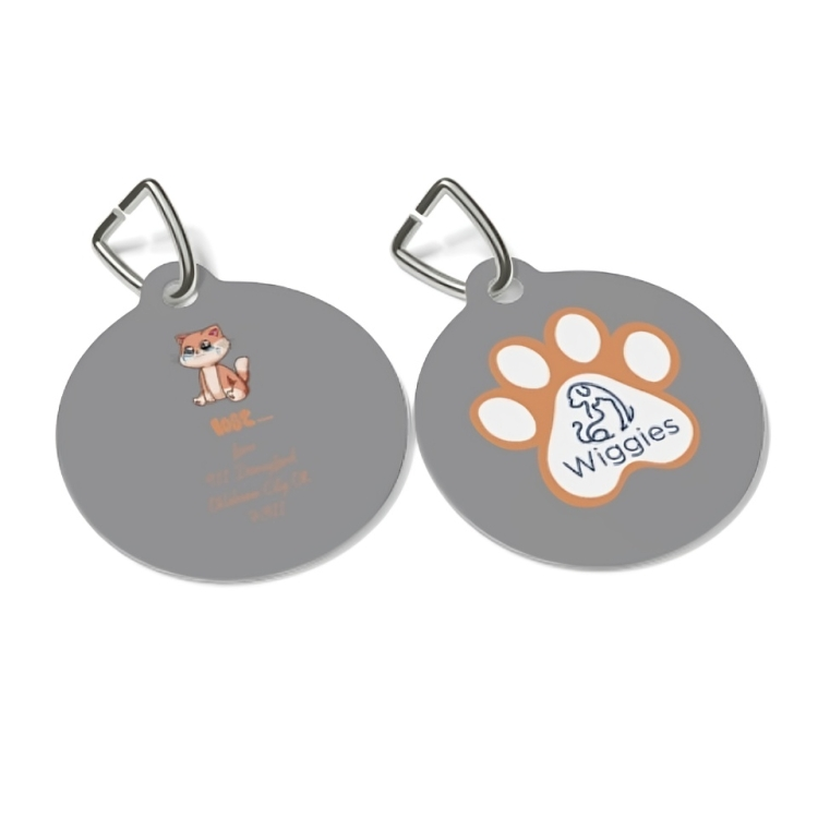 Personalized Pawsome Pet ID Tag: Your Furry Friend's Unique Badge!