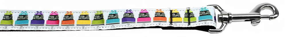 Sweet Treats Collection: 'Piece of Cake' Designer Nylon Collars or Leashes for Dogs and Cats