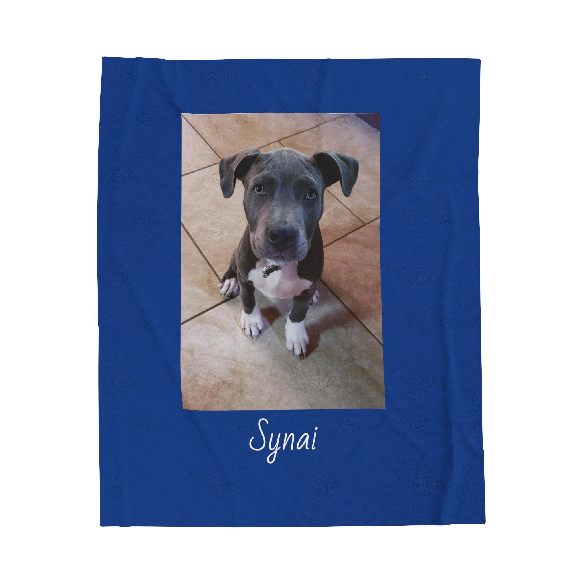 Luxury Velveteen Plush Blanket Customized for Your Pet