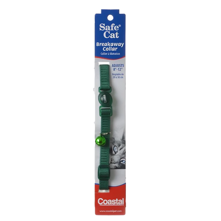 Safecat Adjustable Nylon Breakaway Collar: Safe & Secure Cat Accessory