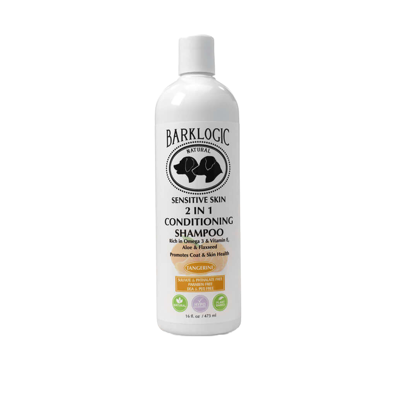 BarkLogic Sensitive Skin 2-in-1 Conditioning Shampoo - Gentle, Hypoallergenic Formula for Dogs with Allergies | Soothes & Nourishes Coat