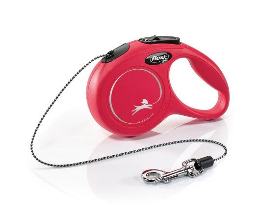 New Classic Flexi Retractable Dog Leash: Durable Cord for Safe, Flexible Walks