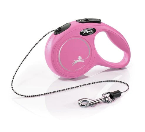 New Classic Flexi Retractable Dog Leash: Durable Cord for Safe, Flexible Walks