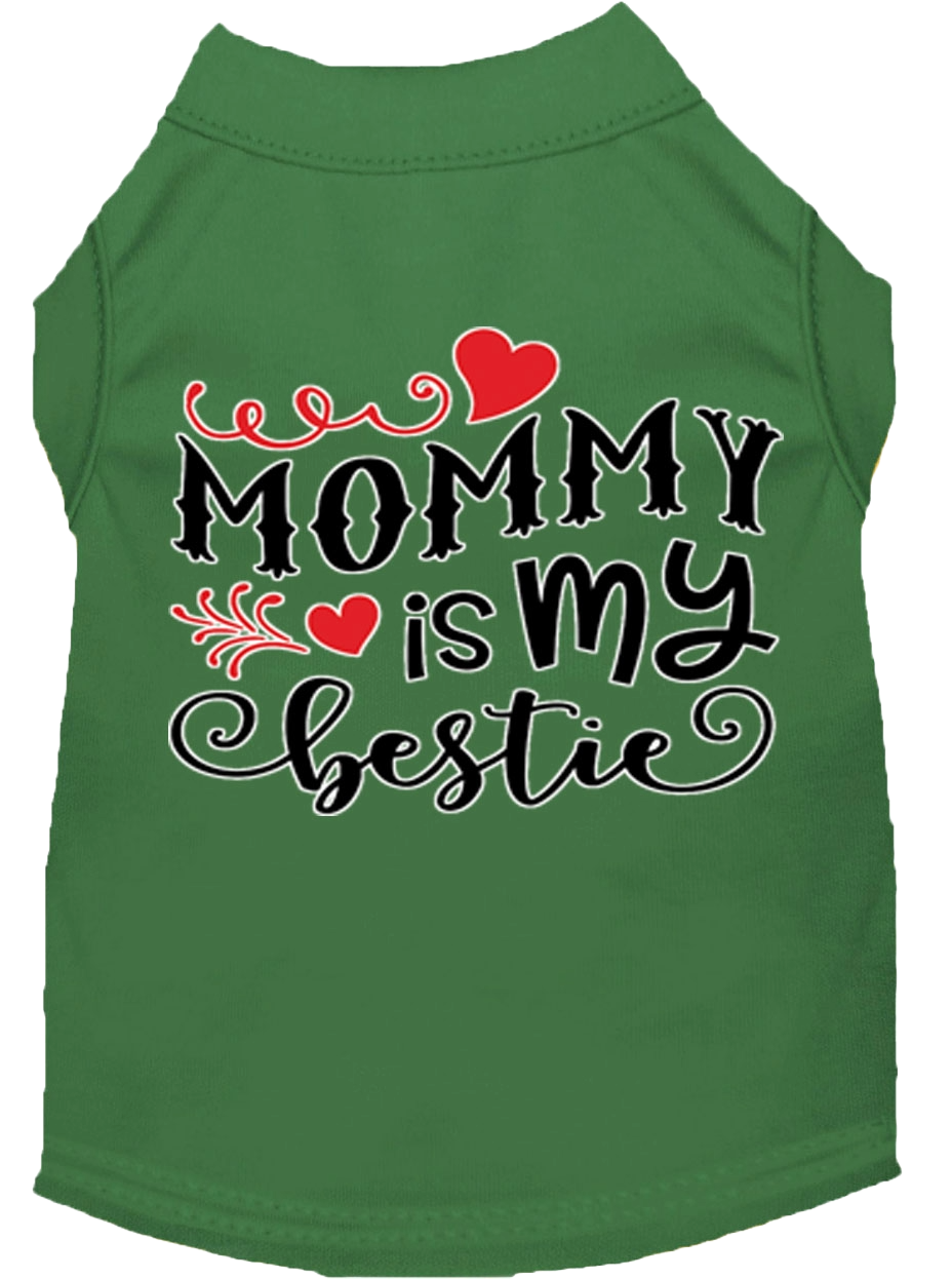 "Mommy is My Bestie" Pet Shirt for Dogs & Cats - Screen Printed