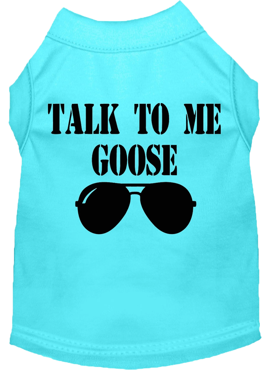 "Talk To Me Goose" Pet Shirt for Dogs & Cats - Inspired by Top Gun, Comfortable & Durable