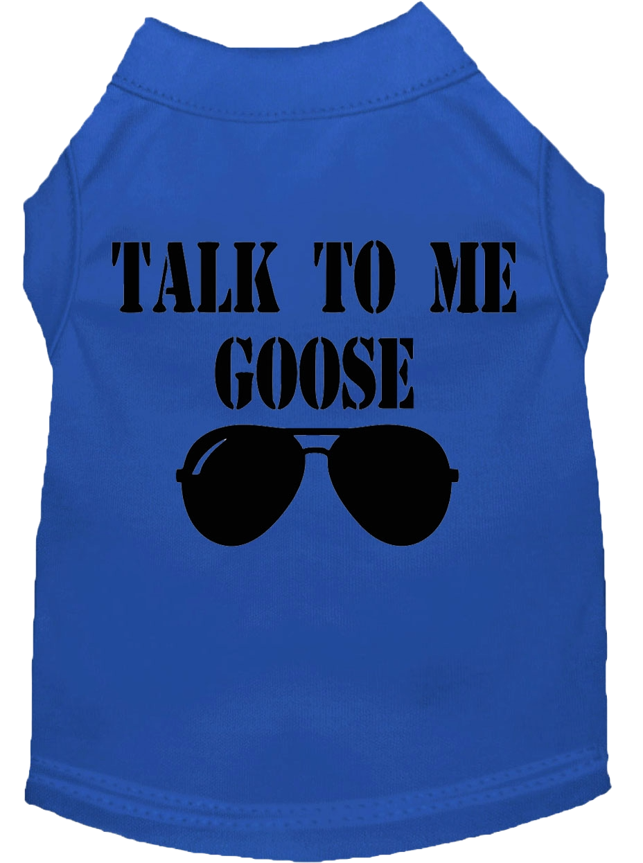 "Talk To Me Goose" Pet Shirt for Dogs & Cats - Inspired by Top Gun, Comfortable & Durable