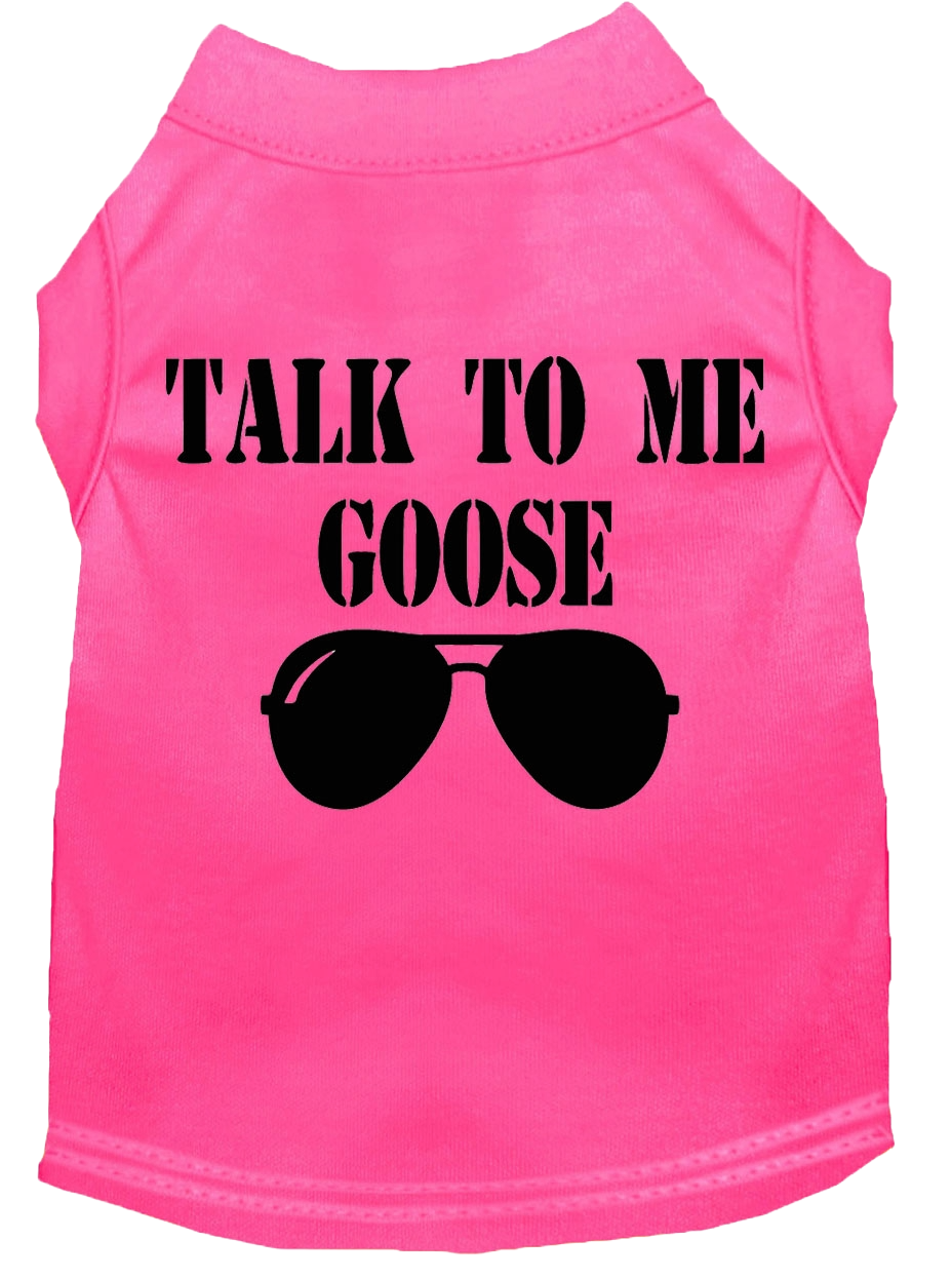 "Talk To Me Goose" Pet Shirt for Dogs & Cats - Inspired by Top Gun, Comfortable & Durable