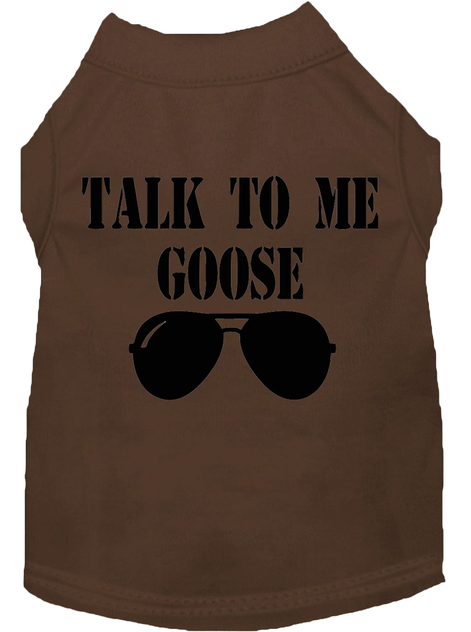 "Talk To Me Goose" Pet Shirt for Dogs & Cats - Inspired by Top Gun, Comfortable & Durable