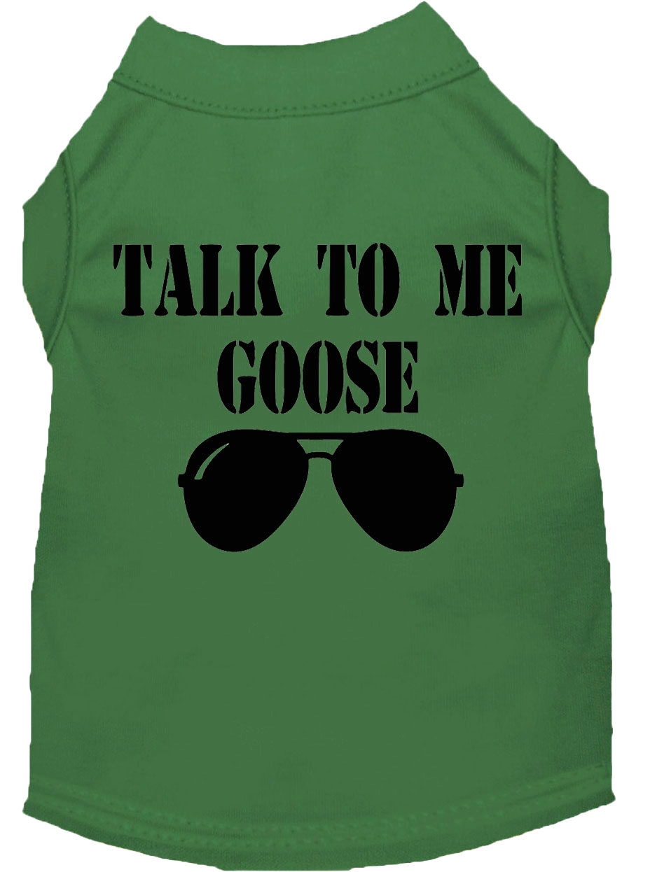 "Talk To Me Goose" Pet Shirt for Dogs & Cats - Inspired by Top Gun, Comfortable & Durable