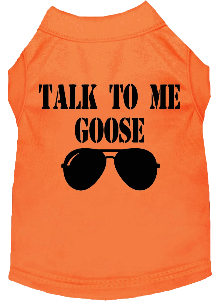 "Talk To Me Goose" Pet Shirt for Dogs & Cats - Inspired by Top Gun, Comfortable & Durable