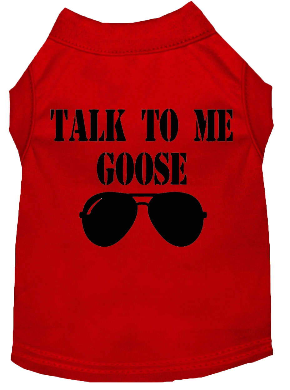 "Talk To Me Goose" Pet Shirt for Dogs & Cats - Inspired by Top Gun, Comfortable & Durable