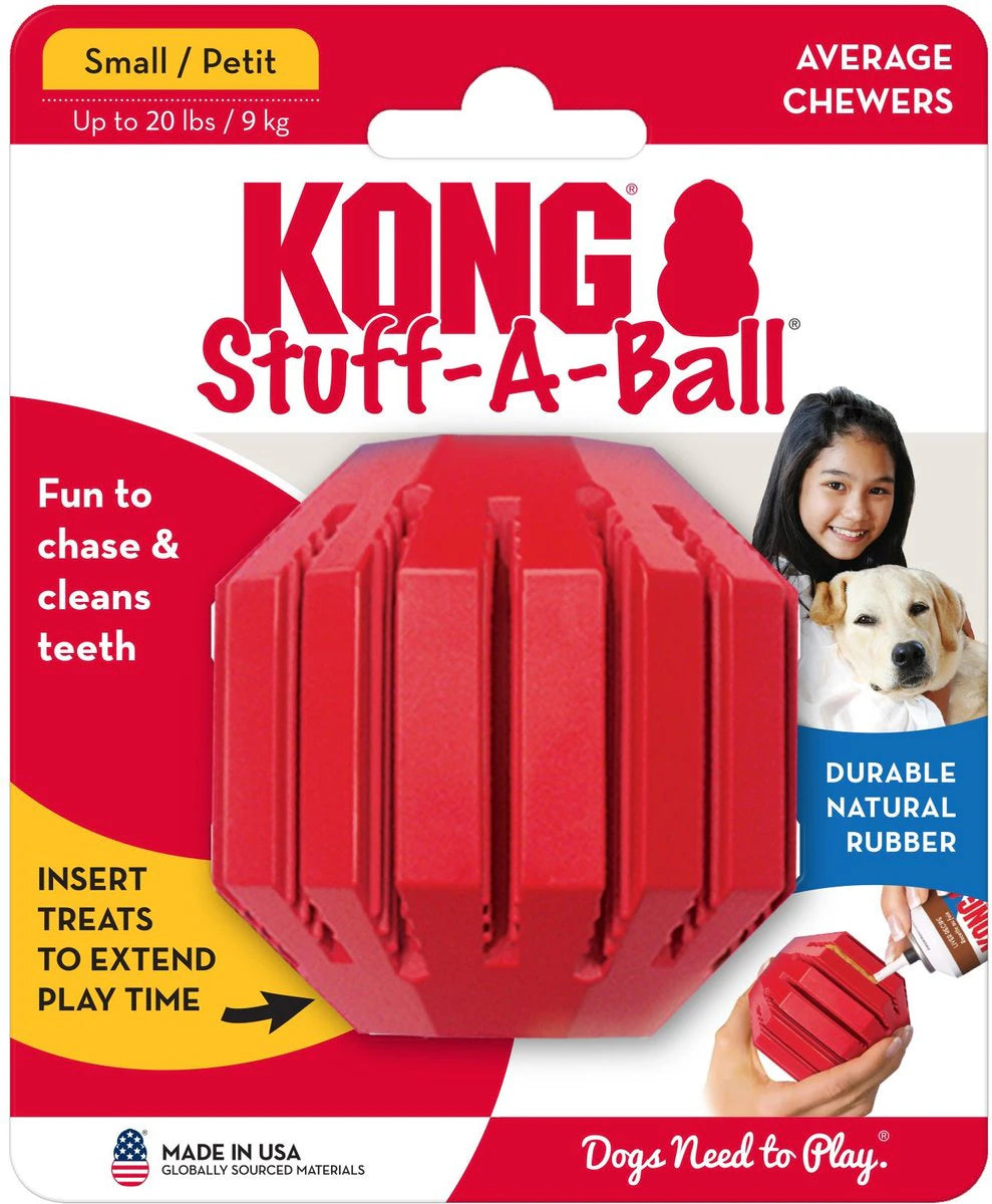 KONG Stuff-A-Ball - Durable Dog Toy for Chewing, Treat Dispensing, and Dental Health