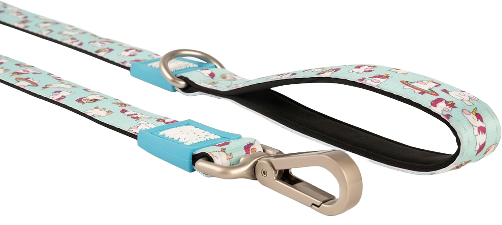 MAX&MOLLY Unicorn Neoprene Dog Leash: Comfort and Style for Everyday Walks