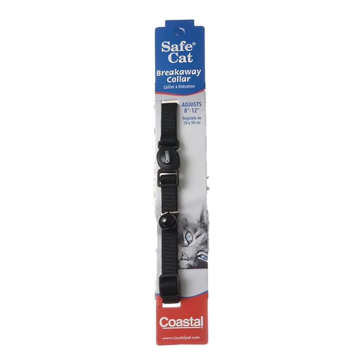 Safecat Adjustable Nylon Breakaway Collar: Safe & Secure Cat Accessory