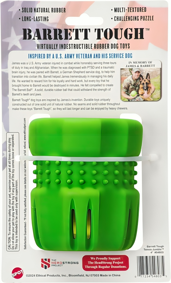 Ethical Spotlight: Barrett's Large Tough Tennis Jumble: Durable and Sustainable