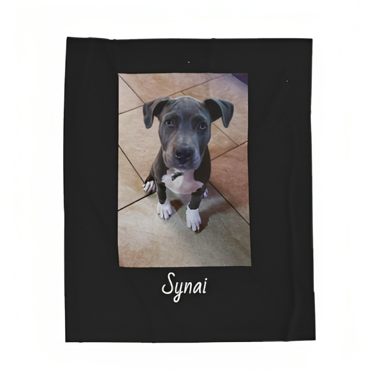 Luxury Velveteen Plush Blanket Customized for Your Pet