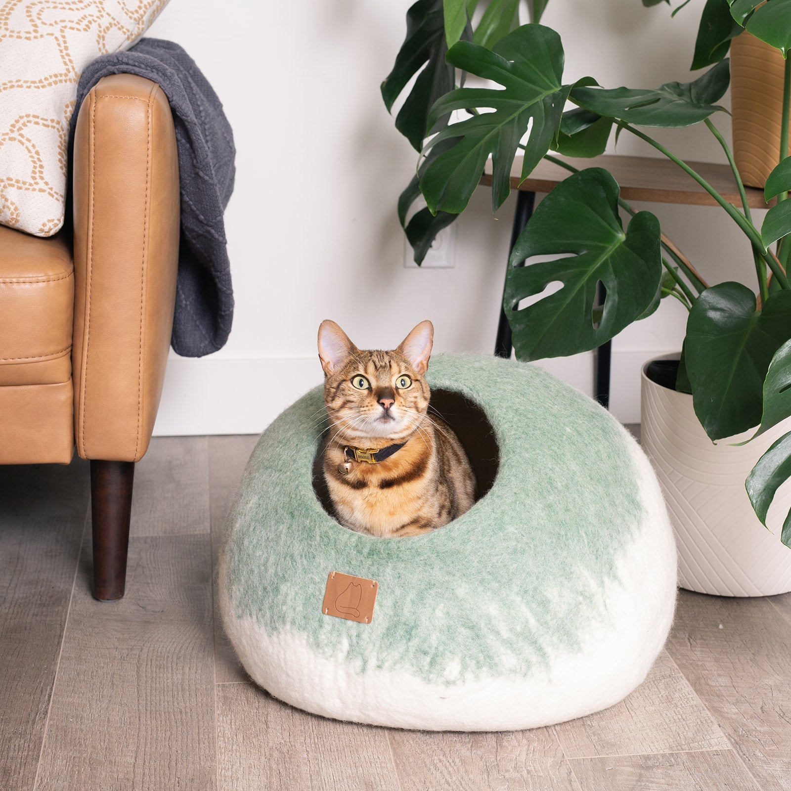 Round Burst Design Pet Cave | Stylish & Cozy Hideaway for Cats & Small Dogs