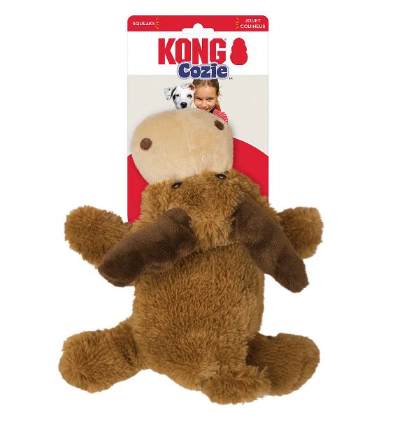 KONG Cozie Marvin Moose XL - Soft and Cuddly Plush Toy for Dogs