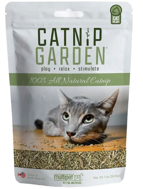 1oz Catnip Garden Bag by MULTIPET - Organic Catnip