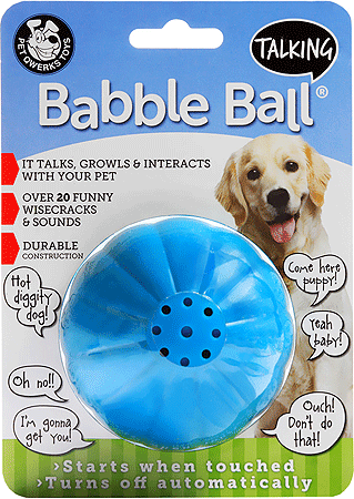 Pet Qwerks Talking Ball: Interactive Dog Toy for Endless Fun and Engagement