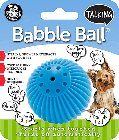 Pet Qwerks Talking Ball: Interactive Dog Toy for Endless Fun and Engagement