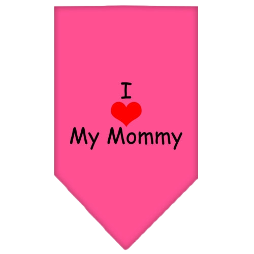 "I Love My Mommy" Dog Bandana - SP Pet Accessory