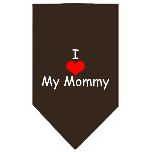 "I Love My Mommy" Dog Bandana - SP Pet Accessory