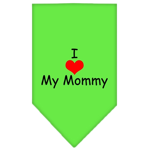 "I Love My Mommy" Dog Bandana - SP Pet Accessory