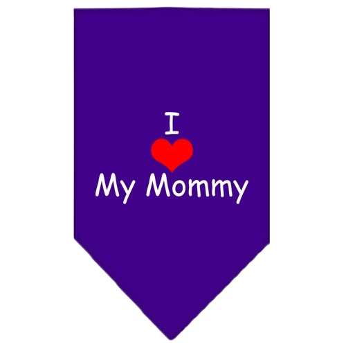 "I Love My Mommy" Dog Bandana - SP Pet Accessory