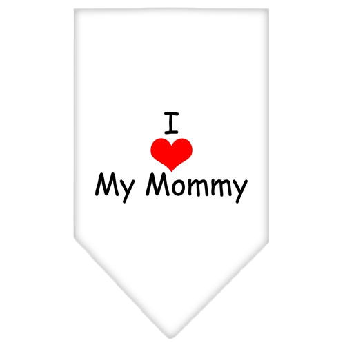 "I Love My Mommy" Dog Bandana - SP Pet Accessory