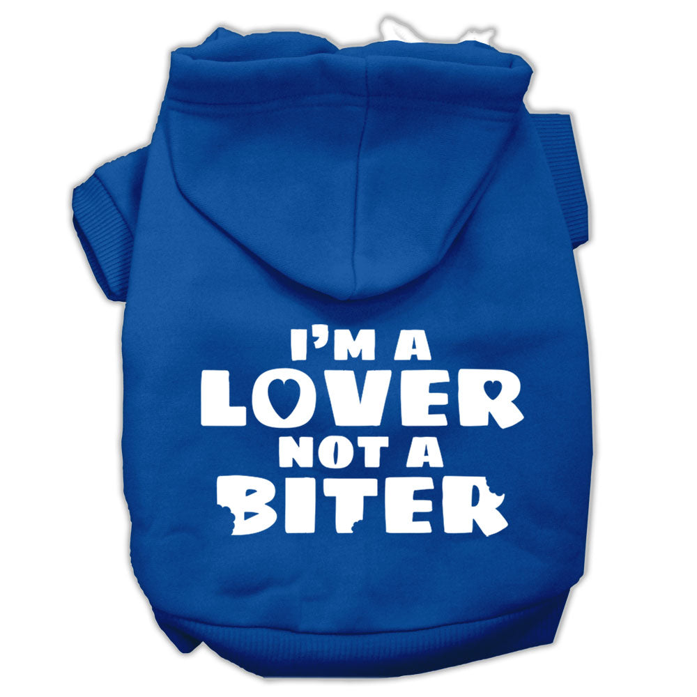 "I'm a Lover, Not a Biter" - SP Hoodie for Dogs & Cats