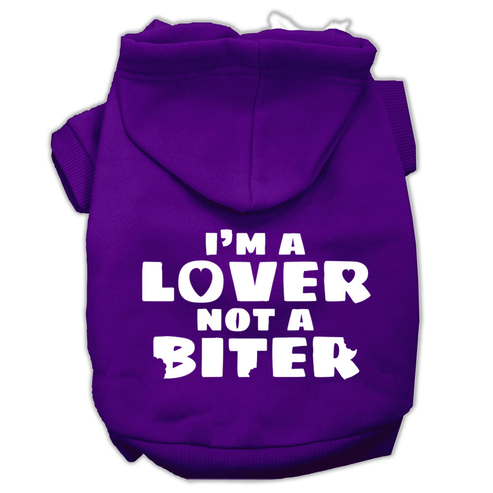 "I'm a Lover, Not a Biter" - SP Hoodie for Dogs & Cats