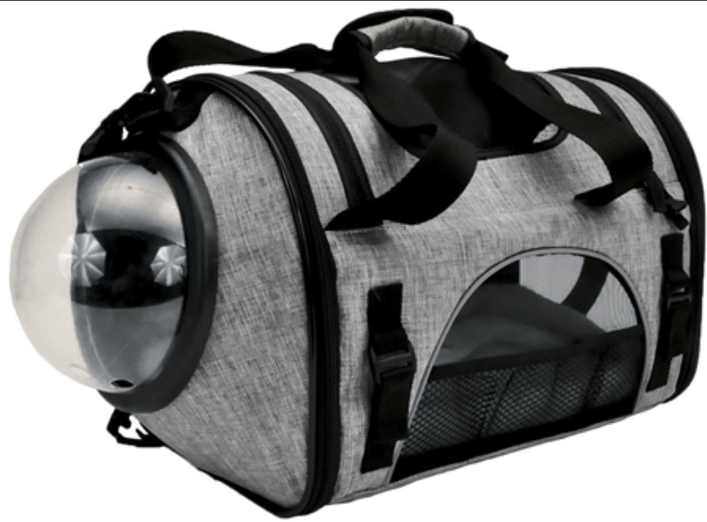 Explore the BERGAN Panoramic Cat Carrier in Grey: Comfort and Style for Your Feline Friend