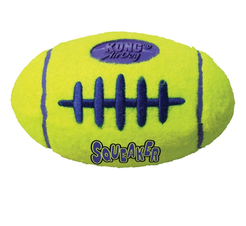 KONG Air Dog Squeaker Football Toy - Playful Fetch & Fun!