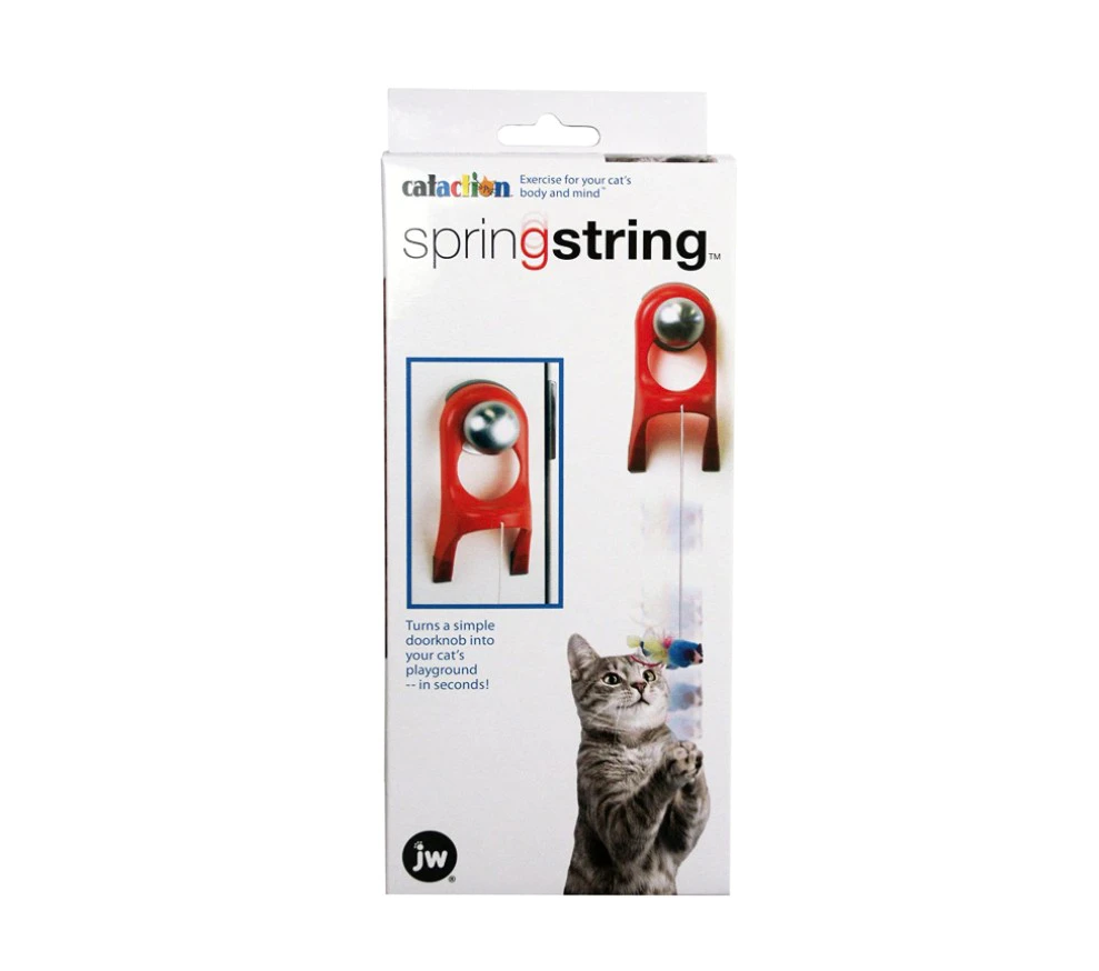 Feathered Mouse Interactive Cat Toy by JW Pet: Engaging Springstring Fun for Your Feline