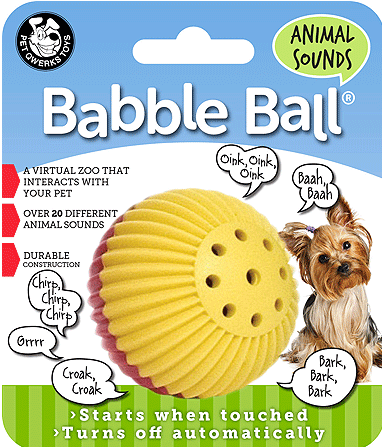 Pet Qwerks Animal Sounds Ball: Interactive Dog Toy for Endless Fun and Engagement