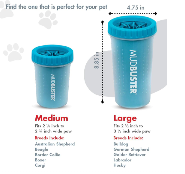 Dexas MudBuster Pro: Advanced Portable Dog Paw Cleaner for Quick, Efficient Cleaning