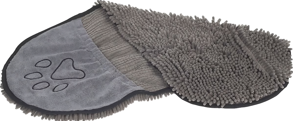 Efficiently Dry Your Pet with DGS Dirty Dog Shammy Towel in Brown - Super Absorbent & Quick Drying