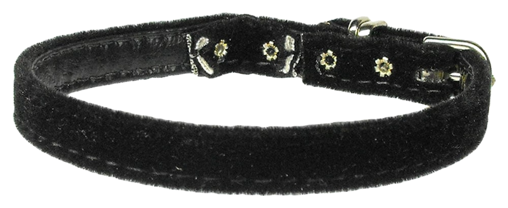 Deluxe 3/8" Inch Velvet Cat Collar with Safety Release