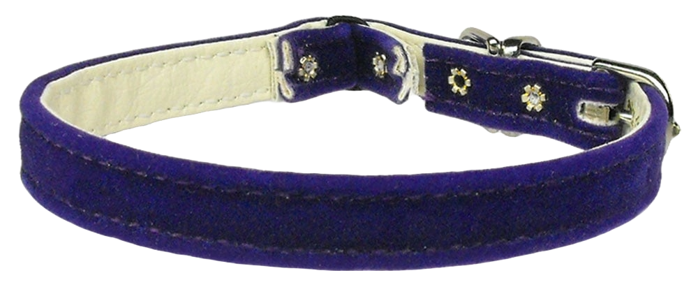 Deluxe 3/8" Inch Velvet Cat Collar with Safety Release