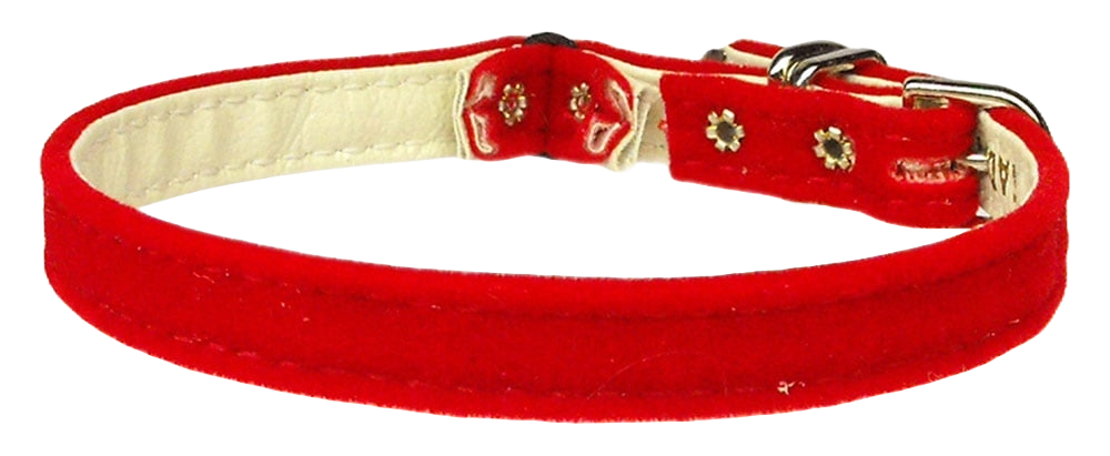 Deluxe 3/8" Inch Velvet Cat Collar with Safety Release