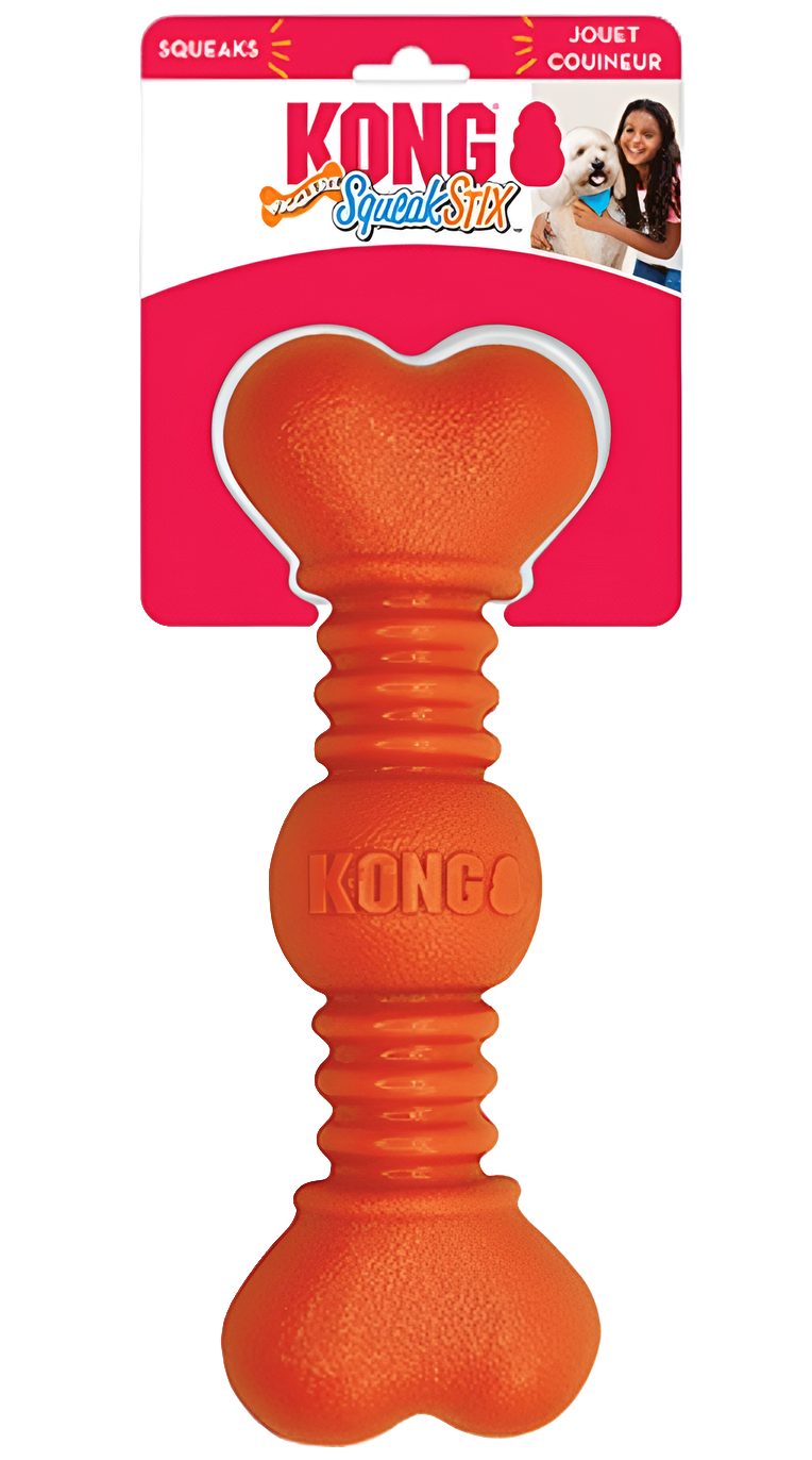 KONG SqueakStix Wigglerz: The Ultimate Durable, Safe, and Fun Fetch Toy for Dogs