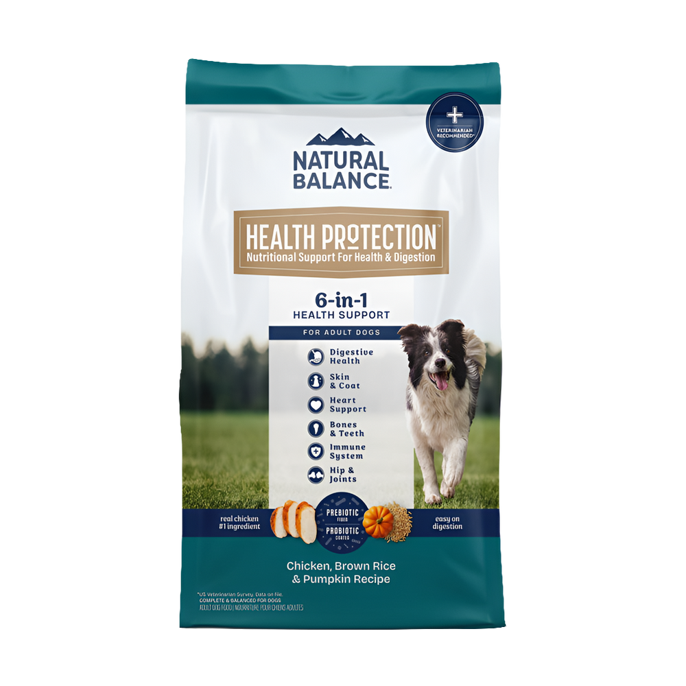 Natural Balance Health Protection Dry Dog Food, Lamb, Brown Rice & Pumpkin, 24 lb Bag