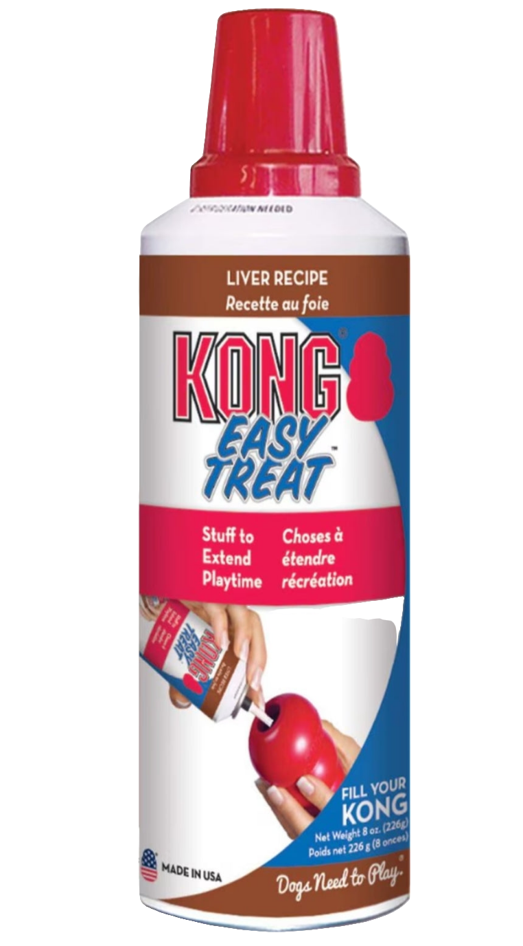 KONG Easy Treat Liver Flavor for Dogs – 8 oz | Long-Lasting Dog Treat Filler