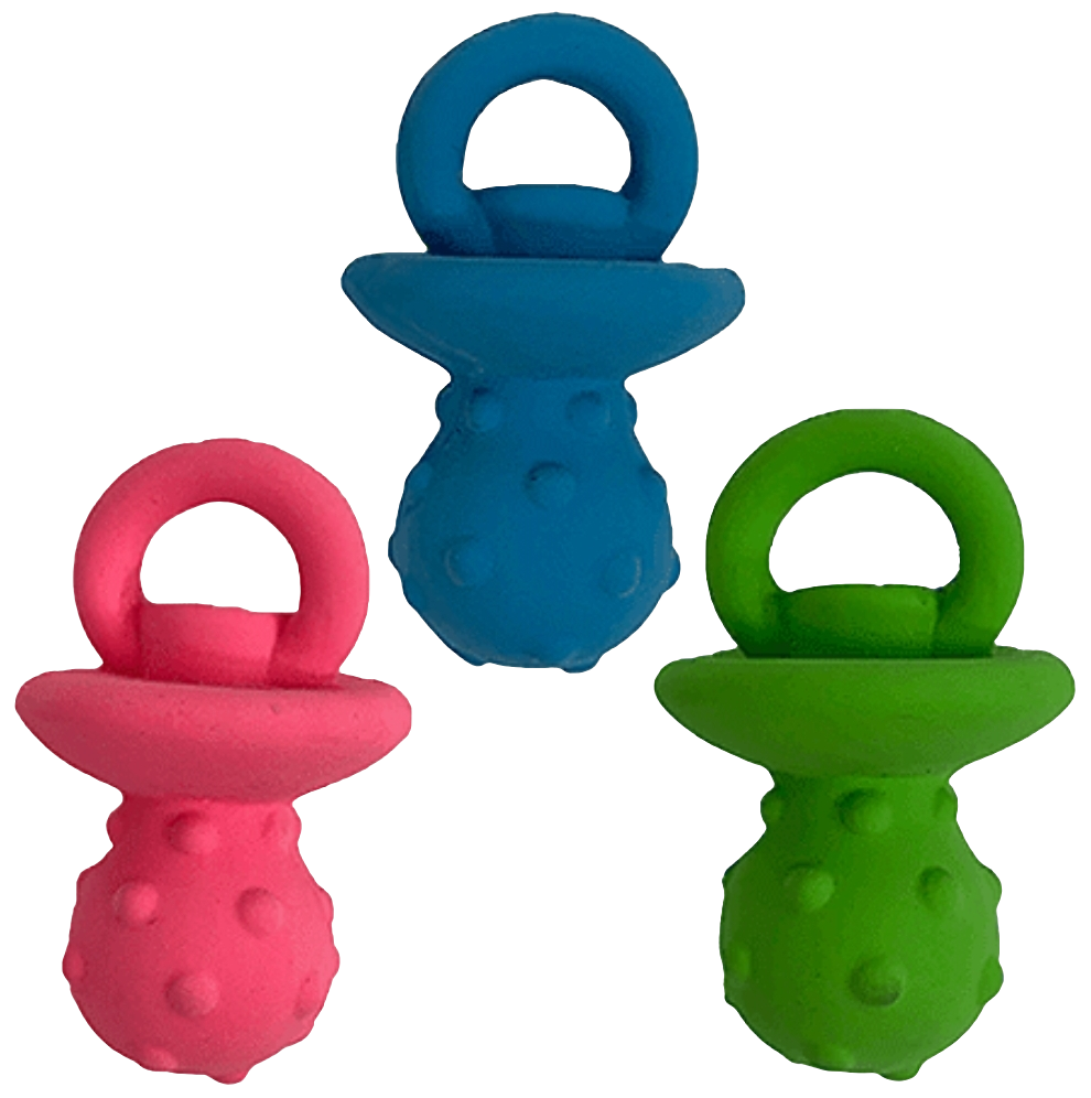 MULTIPET Minipet Pacifier 4" – Fun & Durable Pet Toy for Small Dogs